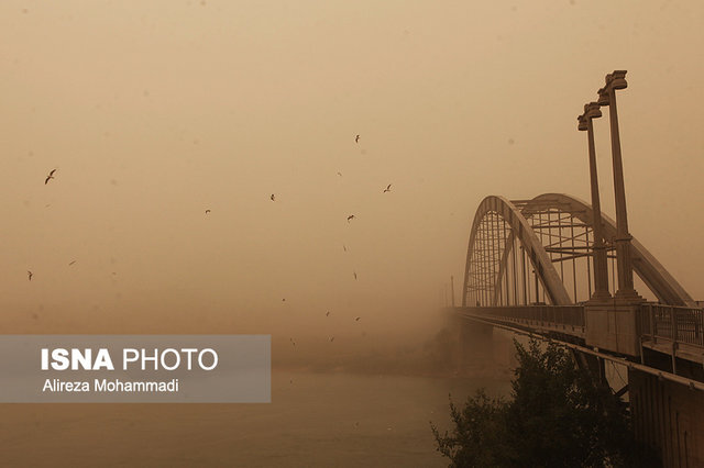 تغییر الگوی ورود گرد و غبارهای خارجی به خوزستان