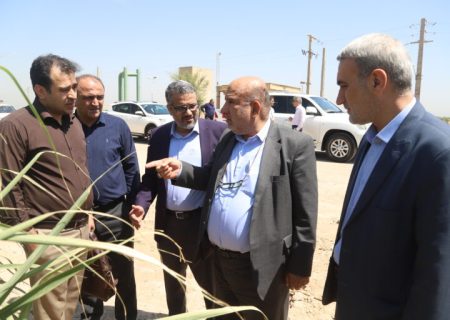 گزارش تصویری بازدید اعضای هیئت امنای موسسه تحقیقات و آموزش نیشکر و صنایع جانبی خوزستان از روند رشد واریته‌های جدید