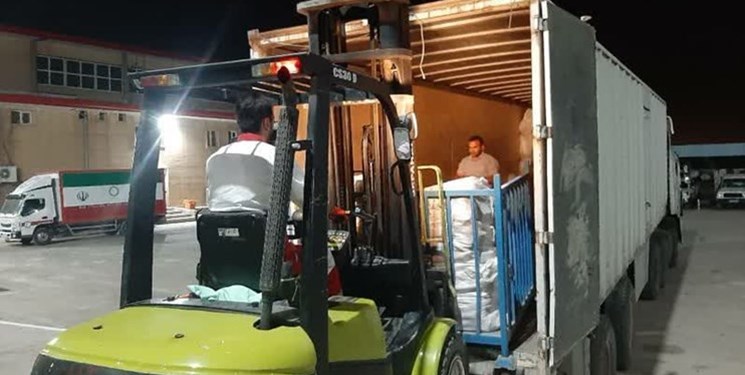 ارسال دومین محموله هلال احمر خوزستان برای کمک به غزه