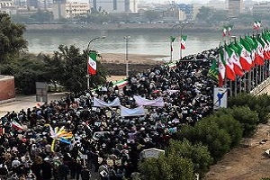 پیام قدردانی نماینده ولی‌فقیه و استاندار خوزستان از حضور مردم در راهپیمایی حمایت از مردم فلسطین