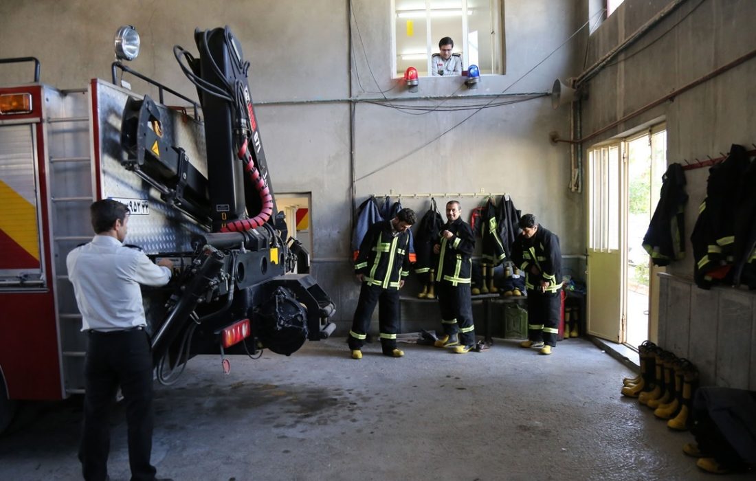 بخش‌های تابعه شهرستان اهواز به ایستگاه آتش‌نشانی مجهز شدند