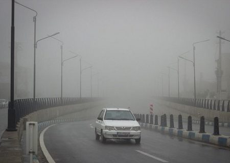 خوزستان مه آلود می‌شود