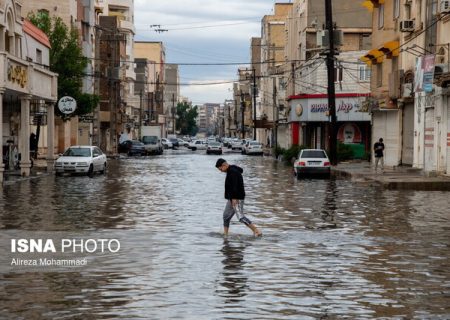 ۱۱ شهر خوزستان درگیر آبگرفتگی‌اند/ تخلیه آب از منازل در اهواز