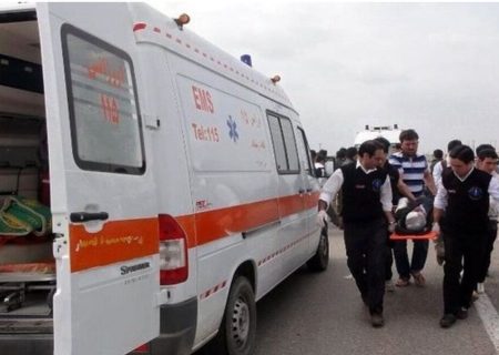 حادثه برای مینی‌بوس کارکنان سازمان آب و برق خوزستان/ ۲ نفر جان باختند