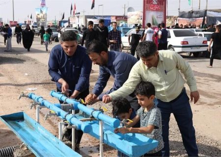 آب پایدار برای زوار اربعین در پایانه مرزی چذابه تامین شده است