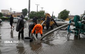 آماده‌باش تخلیه آبگرفتگی‌ها همزمان با آغاز بارندگی در اهواز