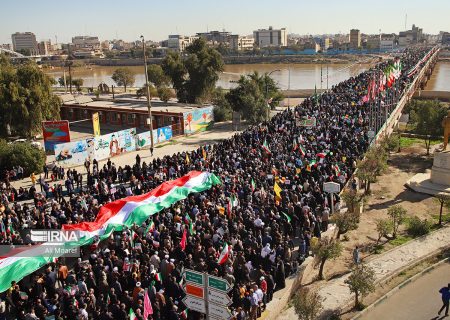 مسیر و زمان راهپیمایی ۲۲ بهمن در خوزستان اعلام شد