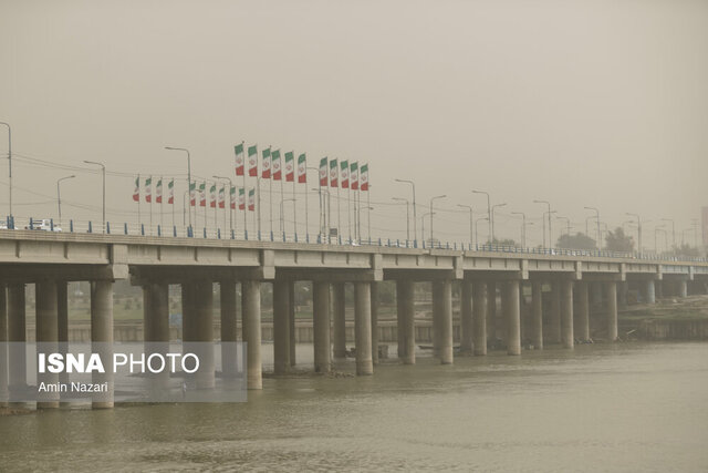 هشدار نارنجی تداوم گرد و خاک در خوزستان