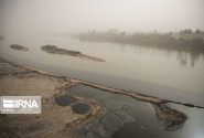 گرد و خاک در راه خوزستان