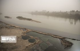 گرد و خاک در راه خوزستان