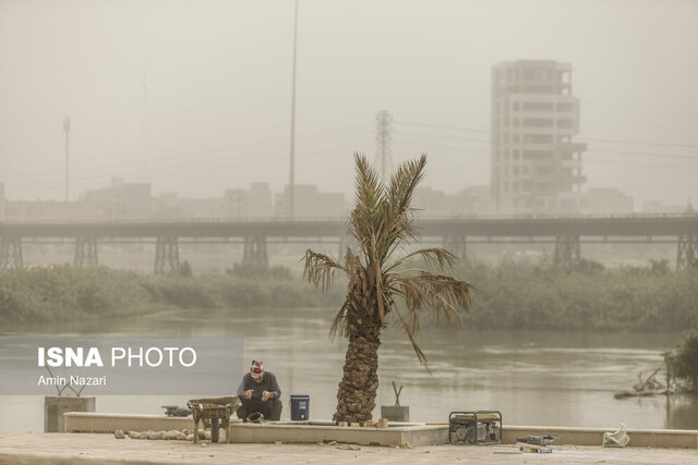 هشدار نارنجی وقوع گرد و غبار در خوزستان